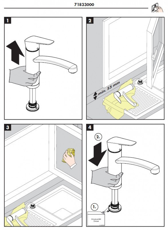 Смеситель для кухни Hansgrohe Logis 71833000