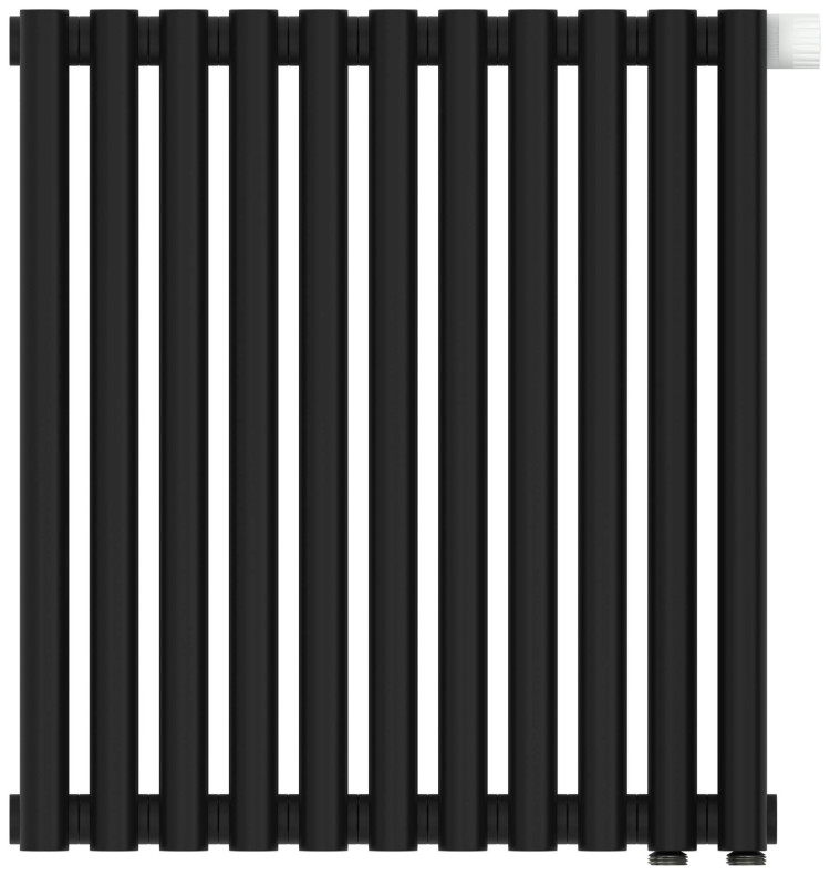 Отопительный радиатор Сунержа Эстет-00 EU50 500х495 11 секций Матовый чёрный
