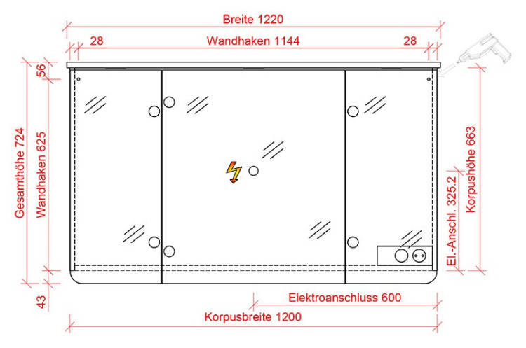 Зеркальный шкаф Pelipal Solitaire 6005 120