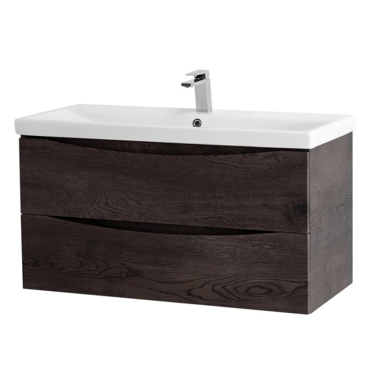 База под раковину подвесная с двумя выкатными ящиками 762x440x500 BelBagno MARINO-CER-800-2C-SO-RNG-P