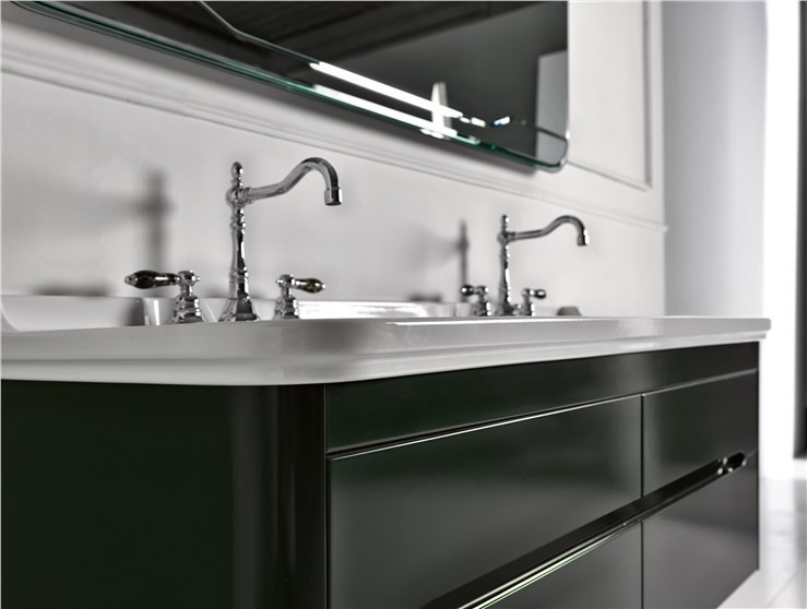 Раковина Kerasan Waldorf 150 4143 двойная