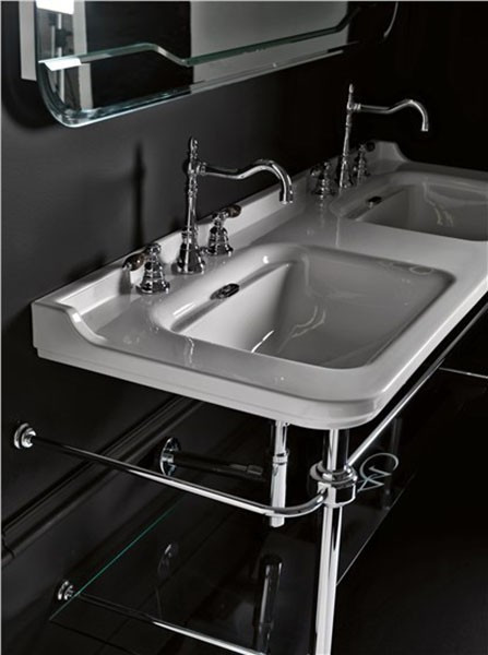 Раковина Kerasan Waldorf 150 4143 двойная