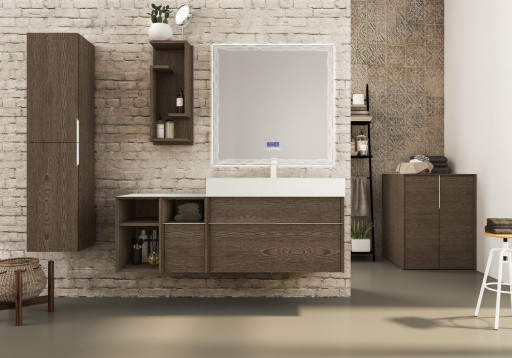 Зеркало с LED подстветкой, К6500, сенсорным выключателем Touch System, системой антизапотевания, с радио и датчиком температуры Cezares 45064