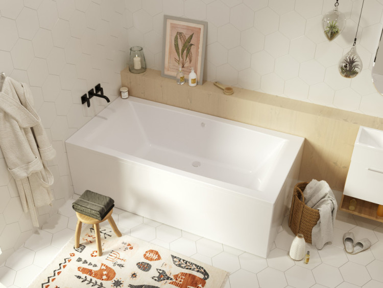 Ванна акриловая прямоугольная 1Marka AELITA MG 200*100