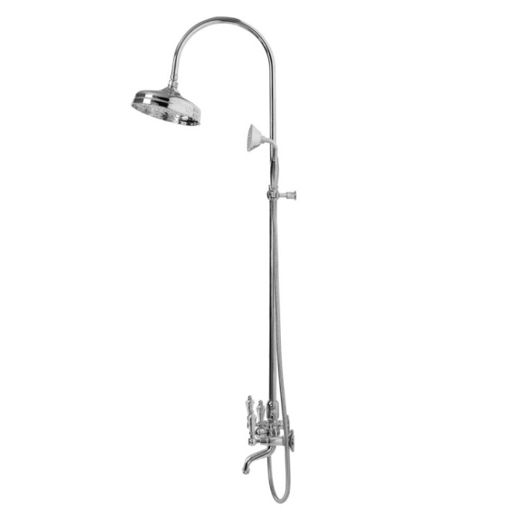 Душевая стойка со смесителем для ванны Cezares DIAMOND-CVD-01-Sw