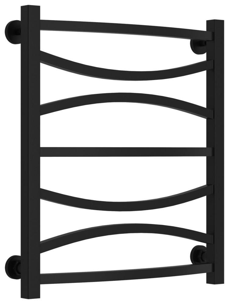 Полотенцесушитель водяной Сунержа Ажур 600х500 Матовый чёрный