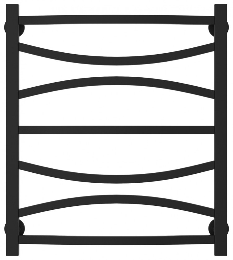 Полотенцесушитель водяной Сунержа Ажур 600х500 Матовый чёрный