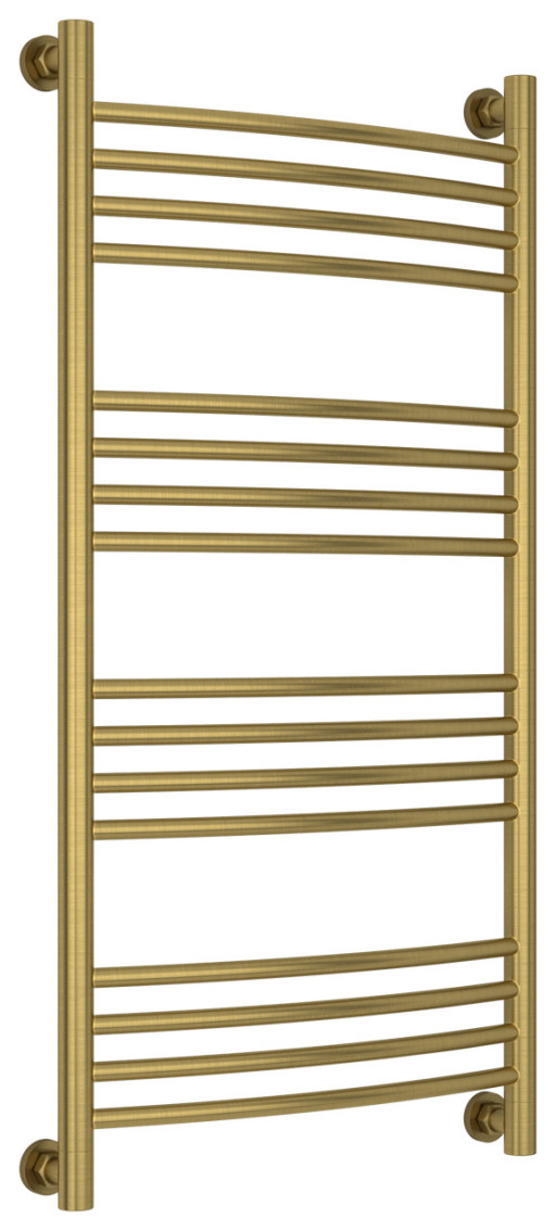 Полотенцесушитель водяной Сунержа Богема+ выгнутая 1000х500 Состаренная латунь