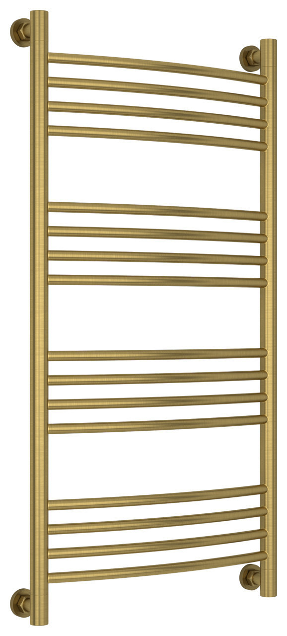 Полотенцесушитель водяной Сунержа Богема+ выгнутая 1000х500 Состаренная латунь