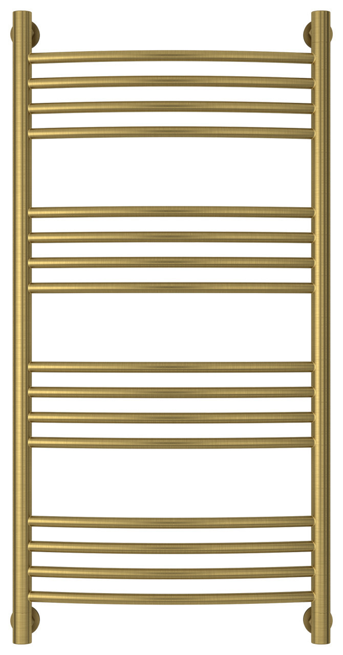 Полотенцесушитель водяной Сунержа Богема+ выгнутая 1000х500 Состаренная латунь