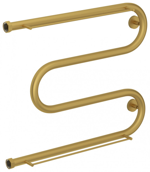 Полотенцесушитель водяной Сунержа М-образный 2 полки+ 500х650 Матовое золото