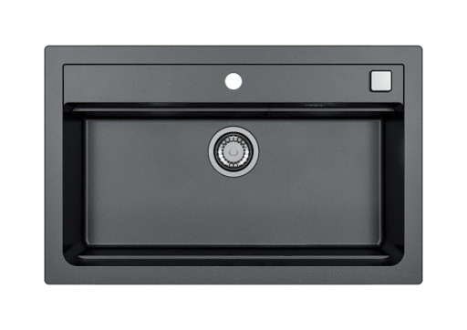 Мойка ALVEUS GRANITAL ATROX 40 CARBON - G91 790 X  500  1X в комплекте с сифоном 1132823,