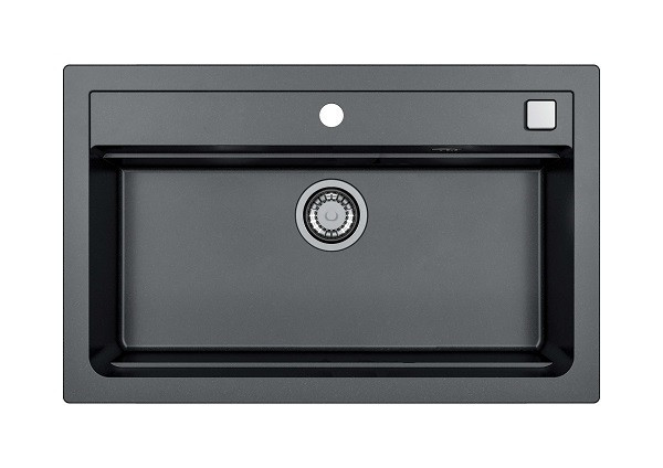 Мойка ALVEUS GRANITAL ATROX 40 CARBON - G91 790 X 500 1X в комплекте с сифоном 1132823,
