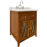 Тумба под раковину с двумя дверцами, цвет орех [EU2D]