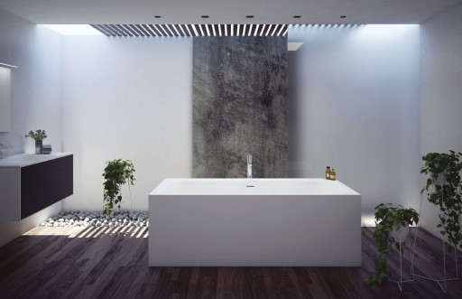 Ванна из литьевого мрамора, встраиваемая в подиум Cezares TITAN-VARIO-190-90-BLD