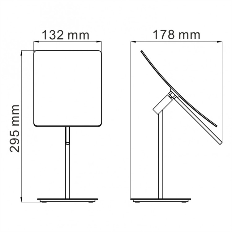 WasserKRAFT K-1006 Зеркало с 3-х кратным увеличением
