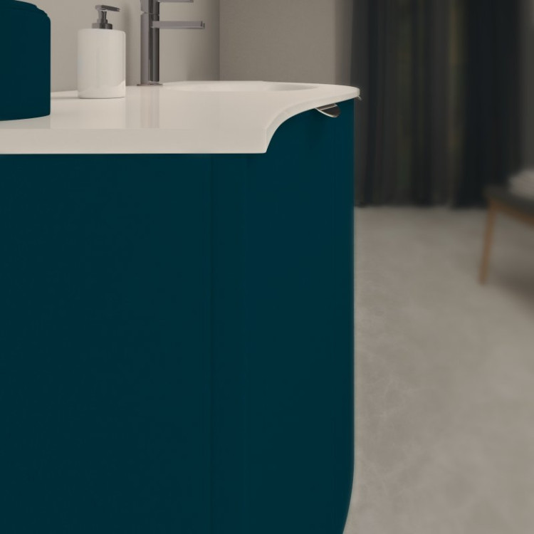 Раковина из искусственного мрамора с двумя чашами 50156 138x52x1,5 Cezares 50156