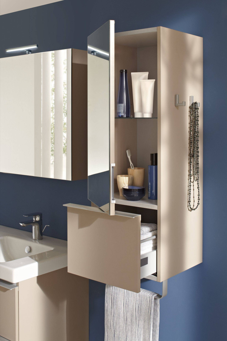 Подвесная полуколонна 35 см, шарниры слева Jacob Delafon ODEON UP EB893G-N14