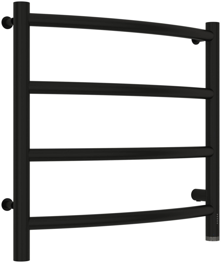 Полотенцесушитель электрический Сунержа Галант 4.0 500х500 МЭМ правый Матовый чёрный