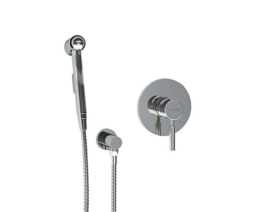 WasserKRAFT A14156 Встраиваемый комплект для биде со шлангом 100 см