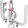 Выпускной комплект с двойной кнопкой Alcadrain SA08AS 1/2