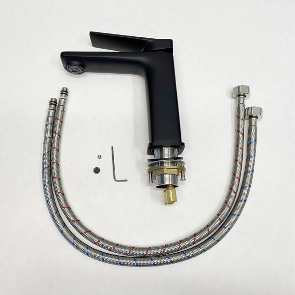 COMFORTY. Смеситель для раковины, картридж 35 мм, черный матовый, FC071A-CMT