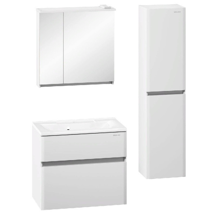 Зеркальный шкаф Edelform Amata 80 с подсветкой