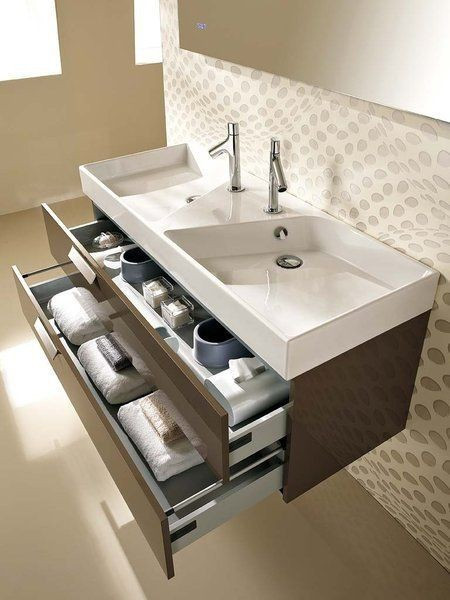 Тумба под две раковины Jacob Delafon Rythmik 120 подвесная 2 ящика