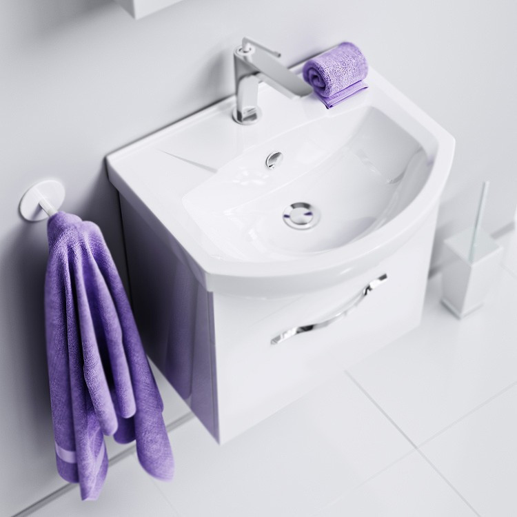 Тумба под раковину Aqwella Аллегро 65 подвесная