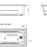 Ванна акриловая прямоугольная 1Marka PRIME 150x75