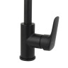 Смеситель для кухни Aquatek (полукруглый излив), матовый черный AQ1082MB ВЕГА