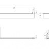 Полотенцедержатель Cezares STYLUS-TH02-NOP