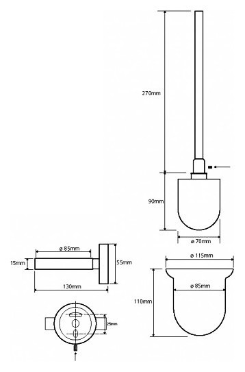 Ершик для унитаза Bemeta Neo 104113019