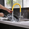 Смеситель Lemark Comfort LM3075C-Yellow для кухни  с подключением к фильтру с питьевой водой
