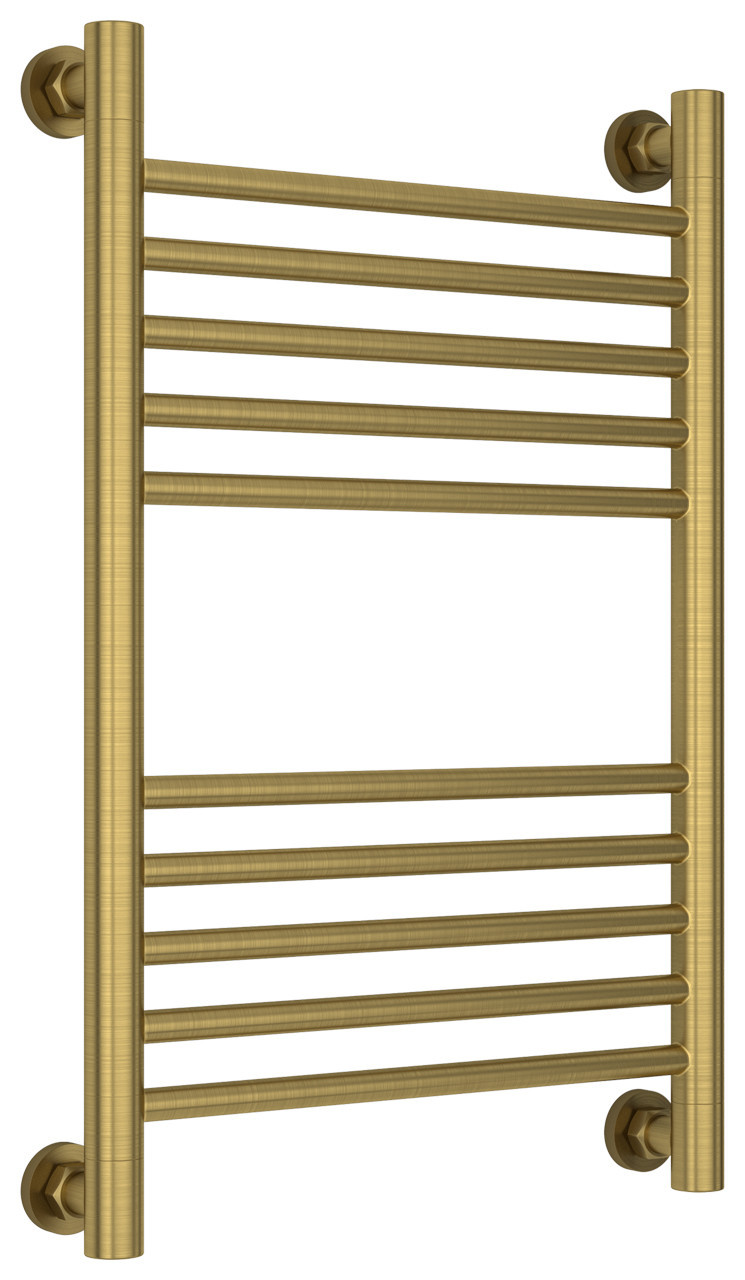 Полотенцесушитель водяной Сунержа Богема+ прямая 600х400 Состаренная латунь