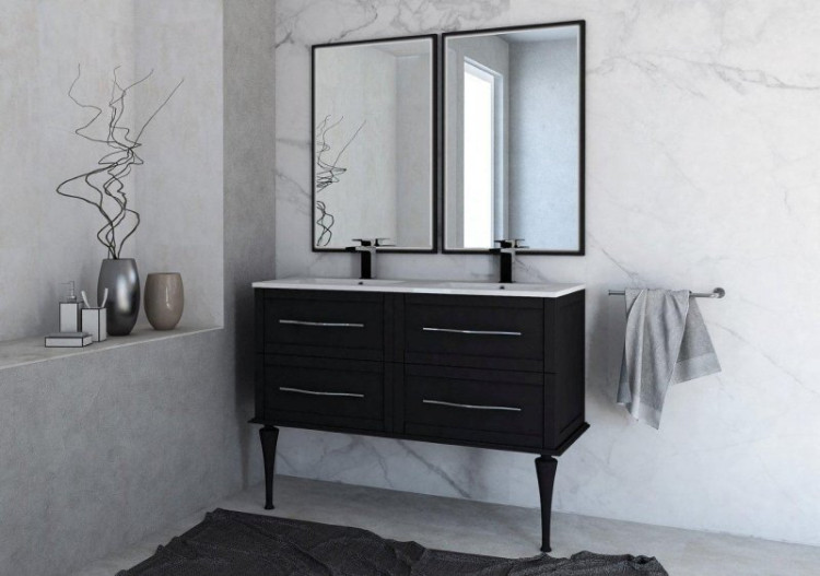 Керамическая раковина с двумя чашами Cezares CZR-8073-120-2