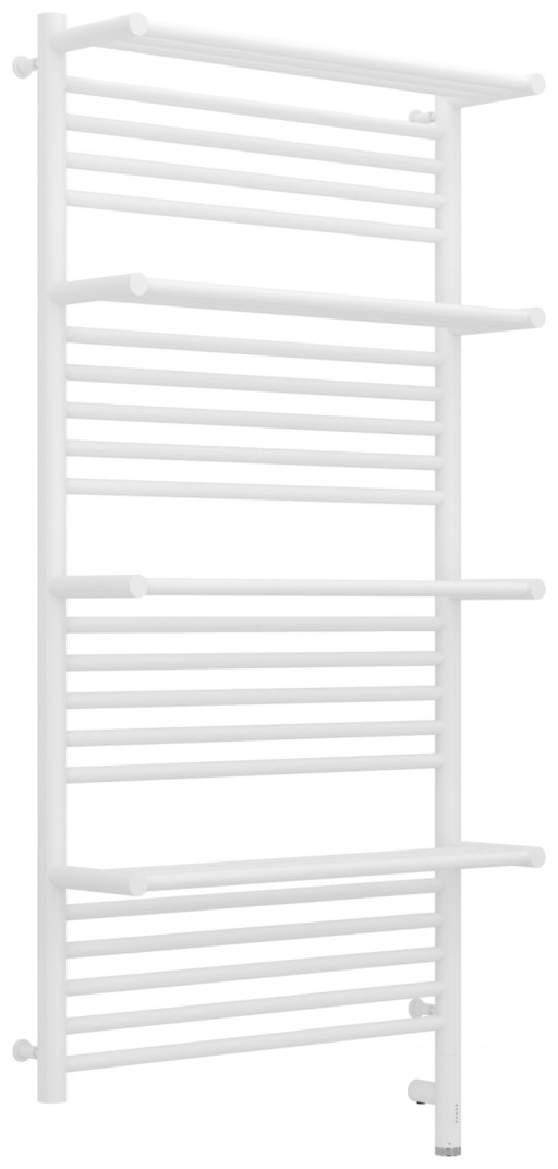 Полотенцесушитель электрический Сунержа Богема с 4 полками 3.0 1200х600 / МЭМ правый Матовый белый