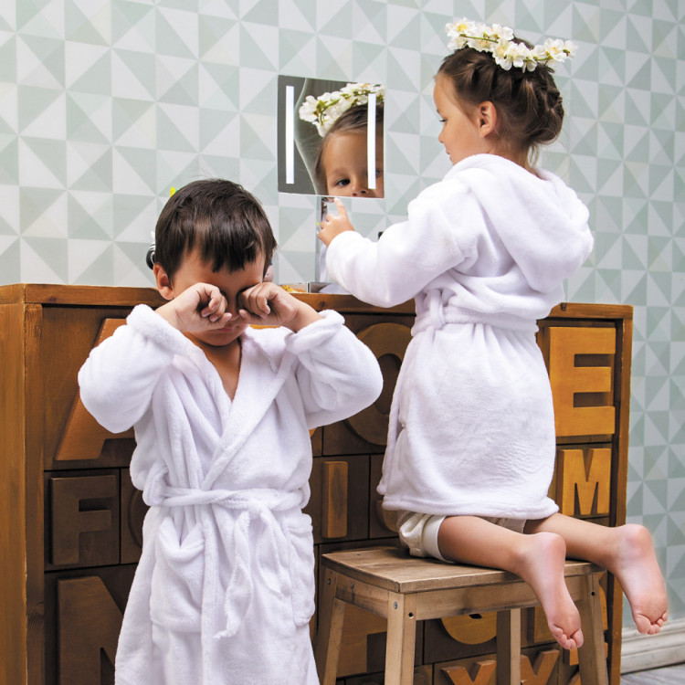 WasserKRAFT K-1007 Зеркало с LED-подсветкой, 3-х кратным увеличением