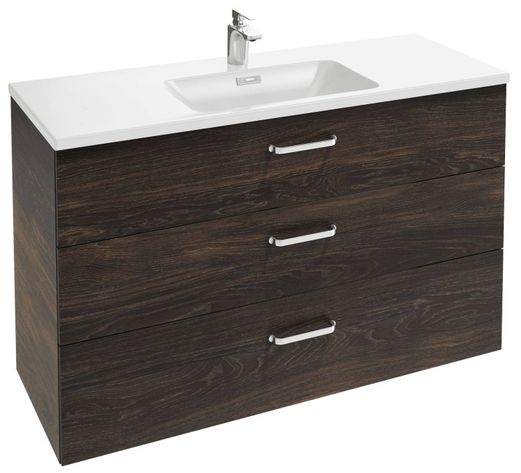 Мебель для раковины-столешницы 120 см, белый, блестящий Jacob Delafon VOX EB2091-R1-N18