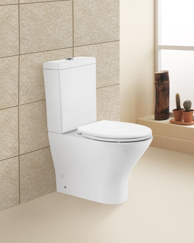 Чаша унитаза безободкового, P-trap BelBagno BB340CPR