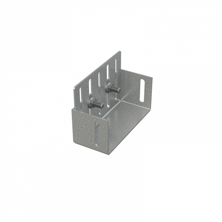 Заглушка для дренажных желобов 75 мм, оцинкованная сталь Alcadrain ADZ-P003