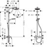 Душевая система Hansgrohe Crometta 27266400