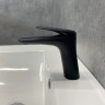COMFORTY. Смеситель для раковины, картридж 35 мм, черный матовый, FC074A-CMT