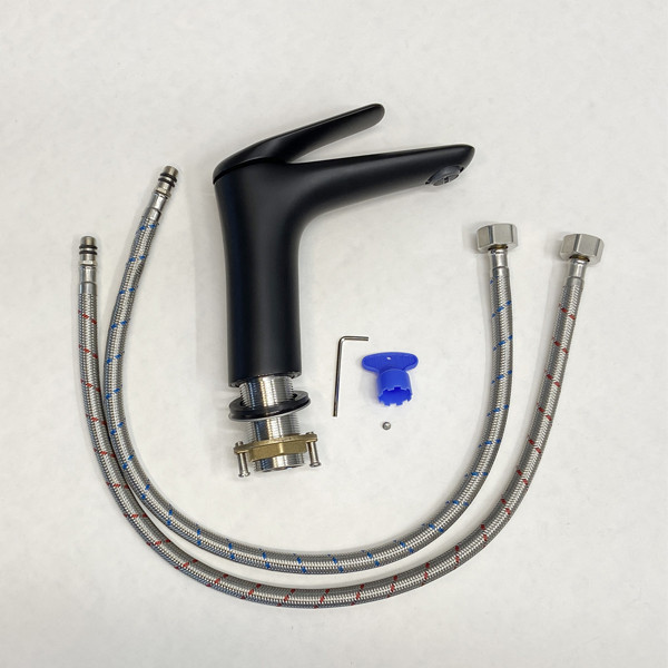 COMFORTY. Смеситель для раковины, картридж 35 мм, черный матовый, FC074A-CMT