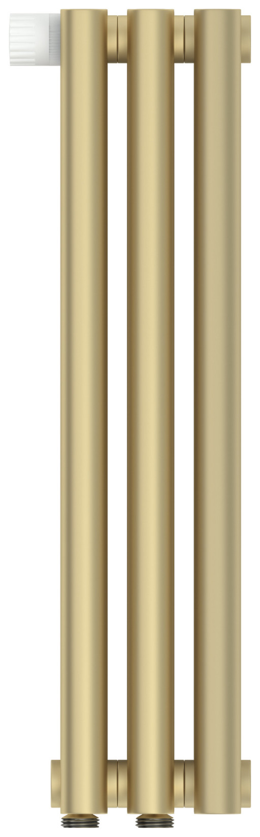 Отопительный радиатор Сунержа Эстет-1 EU50 левый 500х135 3 секции Матовая шампань