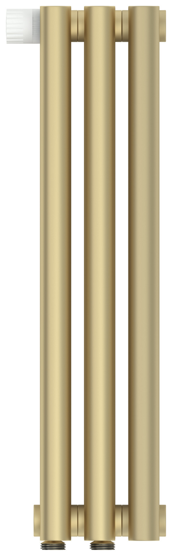 Отопительный радиатор Сунержа Эстет-1 EU50 левый 500х135 3 секции Матовая шампань