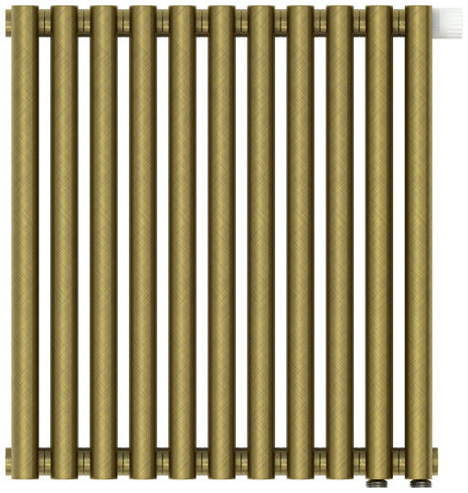 Отопительный радиатор Сунержа Эстет-11 EU50 500х495 11 секций Состаренная бронза