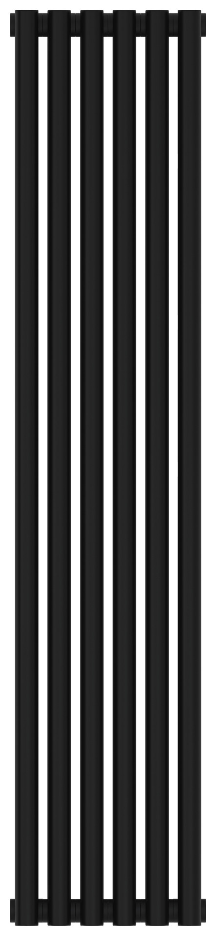 Отопительный радиатор Сунержа Эстет-00 1200х270 6 секций Матовый чёрный