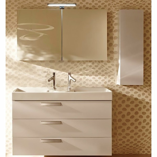 Тумба под две раковины Jacob Delafon Rythmik 120 подвесная 3 ящика