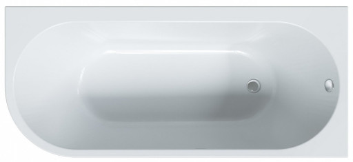 Ванна акриловая асимметричная 1Marka «ALISA MG» 170*75 R